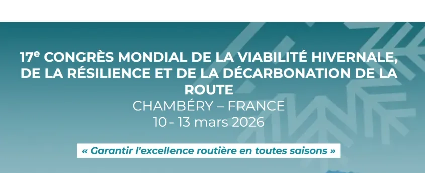 Congrès PIARC mars 2026 Chambéry