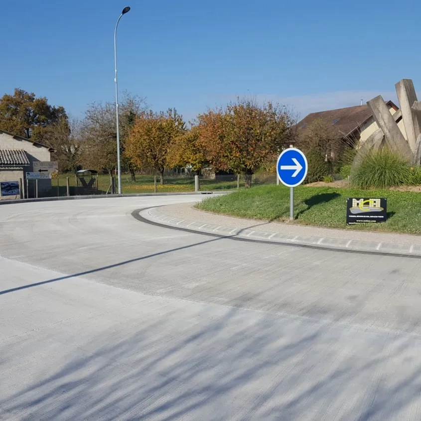 Le nouveau giratoire à trois branches situé à la sortie nord de Montalieu-Vercieu.