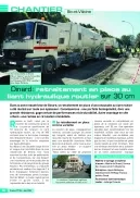 Dinard, retraitement en place au liant hydraulique routier sur 30 cm
