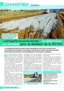 Lachapelle-sous-Aubenas : traitement au ciment pour la déviation de la RD104