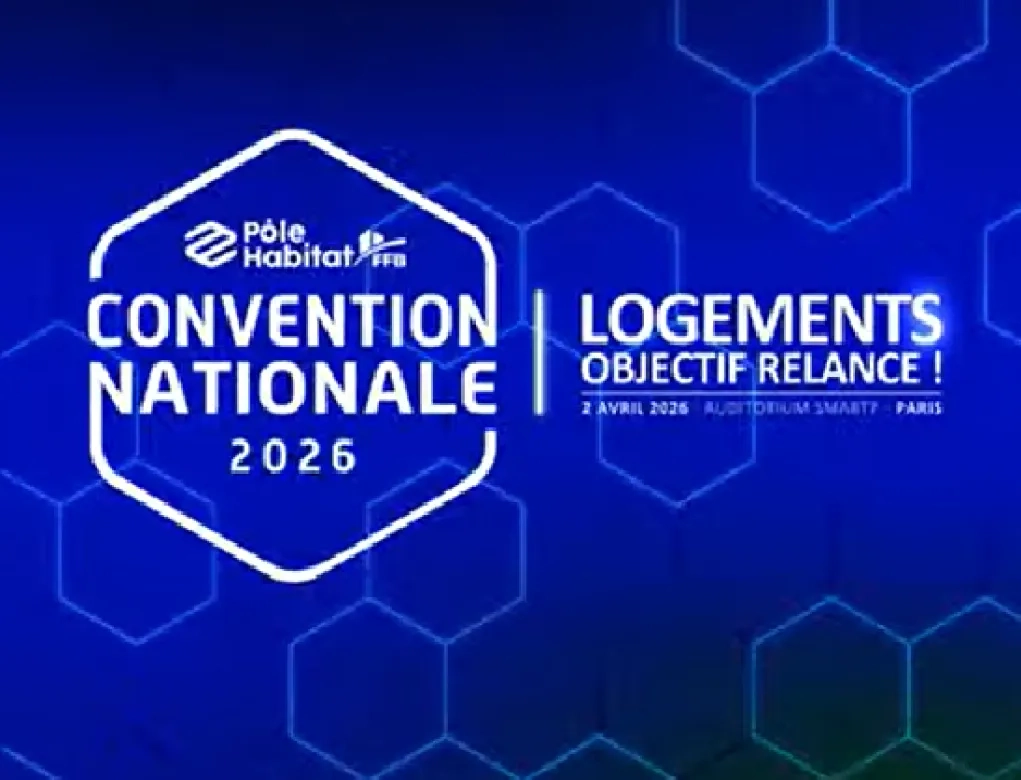 Affiche de la Convention nationale du Pôle Habitat FFB 2026