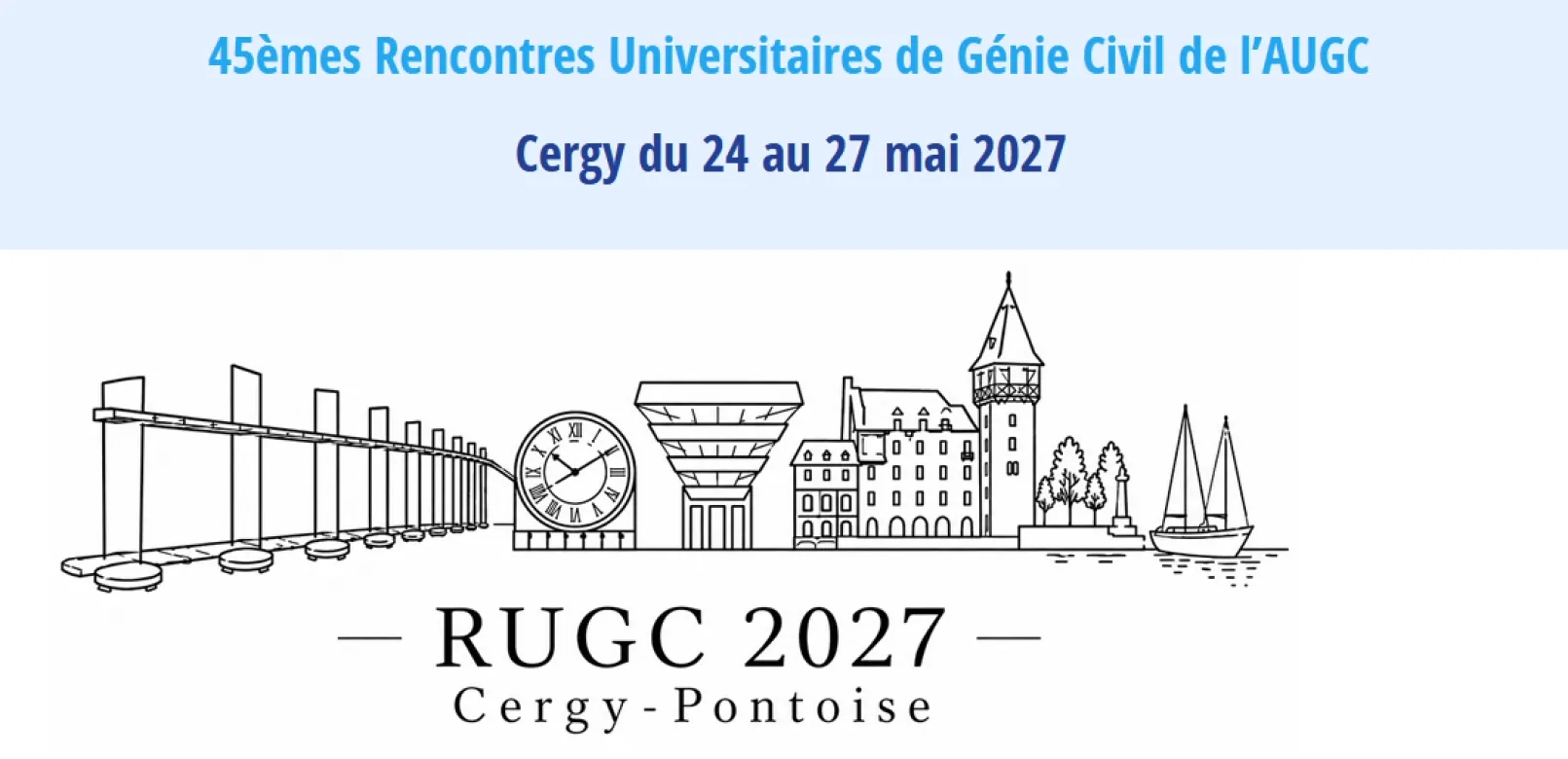 Logo RUGC mai 2027 Cergy
