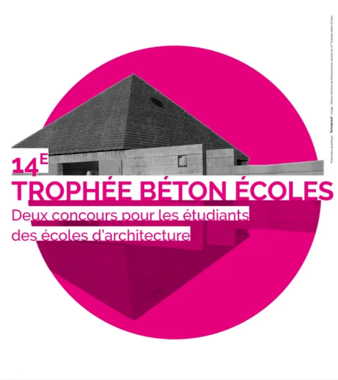 Affiche du Trophée béton écoles 14ème édition