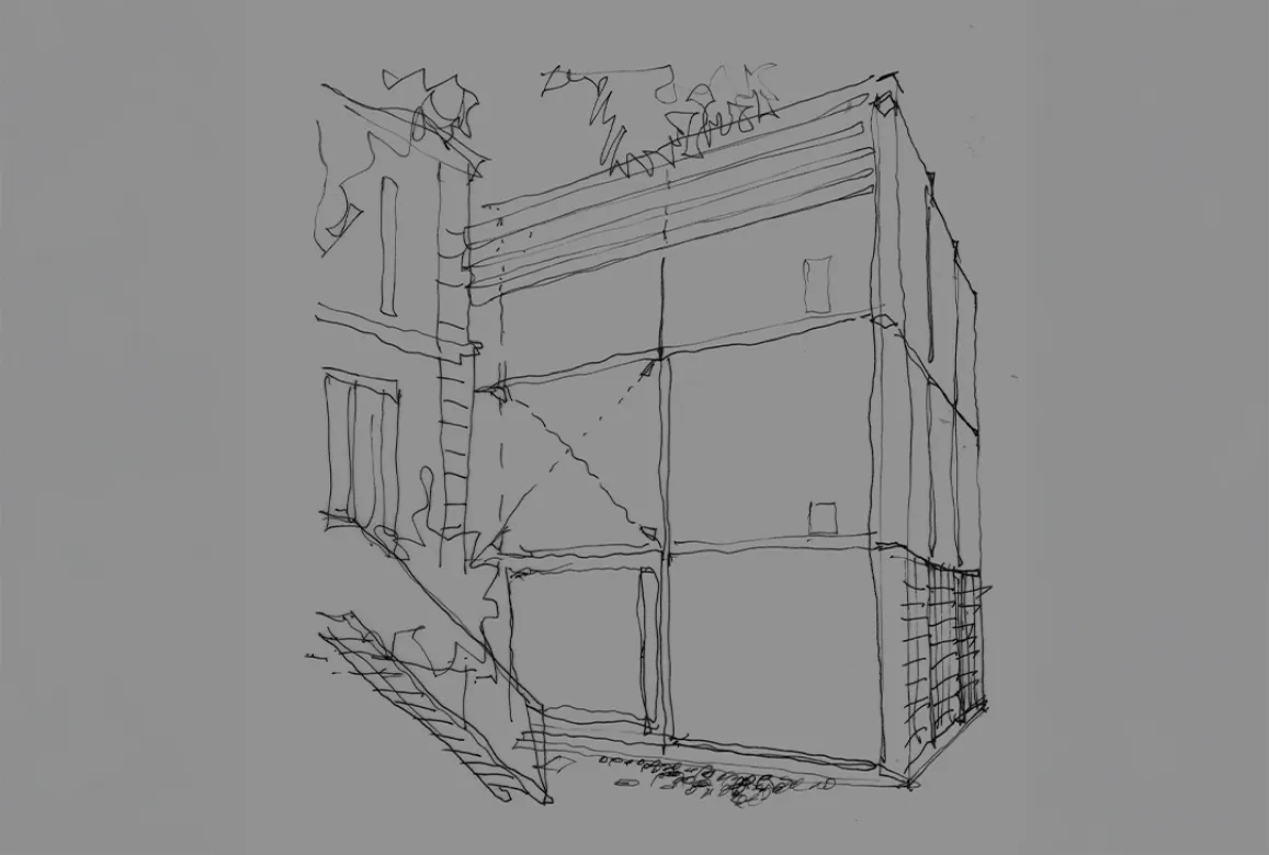 Croquis, Paul Chemetov, 2008.