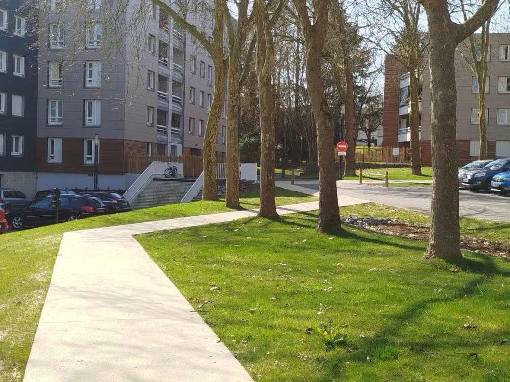 Quartier après travaux à Laval. ©Plaine Étude